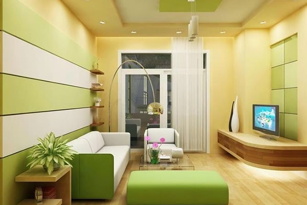 Màu xanh lá cây tươi sáng mang lại cảm giác tươi mới và thoải mái cho căn phòng của bạn. Cùng chiêm ngưỡng hình ảnh thiết kế nội thất với gam màu xanh lá cây đầy sức sống để tạo nên không gian sống đầy ấn tượng và khỏe khoắn.