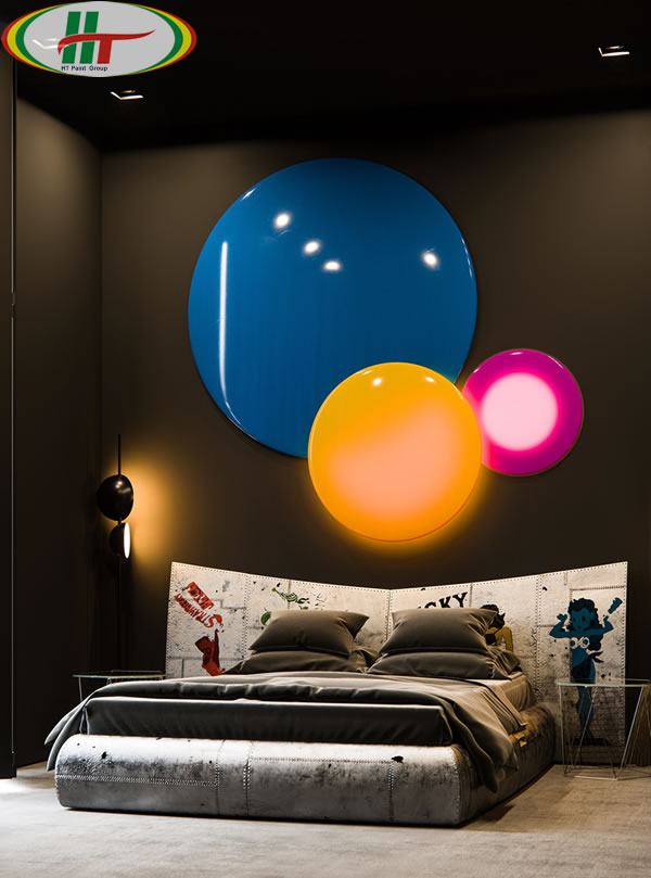 Những mẫu phòng ngủ đẹp với màu sắc nổi bật thiết kế ấn tượng dành cho nữ-2