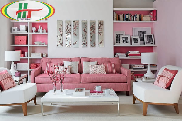Cách sử dụng màu hồng trong thiết kế nội thất nhà ở