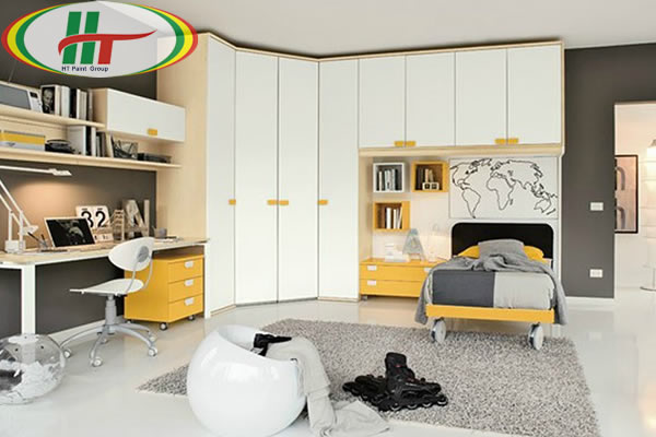 Phòng trẻ đẹp với ý tưởng kết hợp màu trắng với các đồ màu sắc rực rỡ khác-6