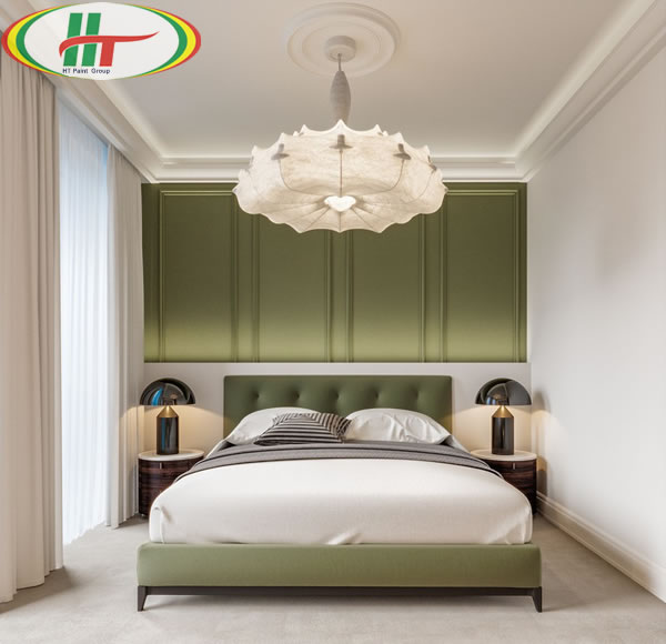 Những mẫu phòng ngủ màu xanh trang trí ấn tượng thu hút-2