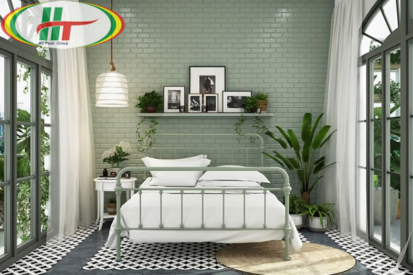 Những mẫu phòng ngủ màu xanh trang trí ấn tượng thu hút-4