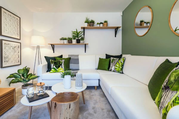 Ý tưởng trang trí nội thất mang thiên nhiên cho không gian phòng khách