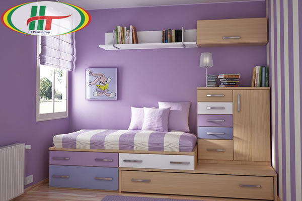 Khám phá màu sơn nội thất phòng ngủ được phái nữ ưa chuộng
